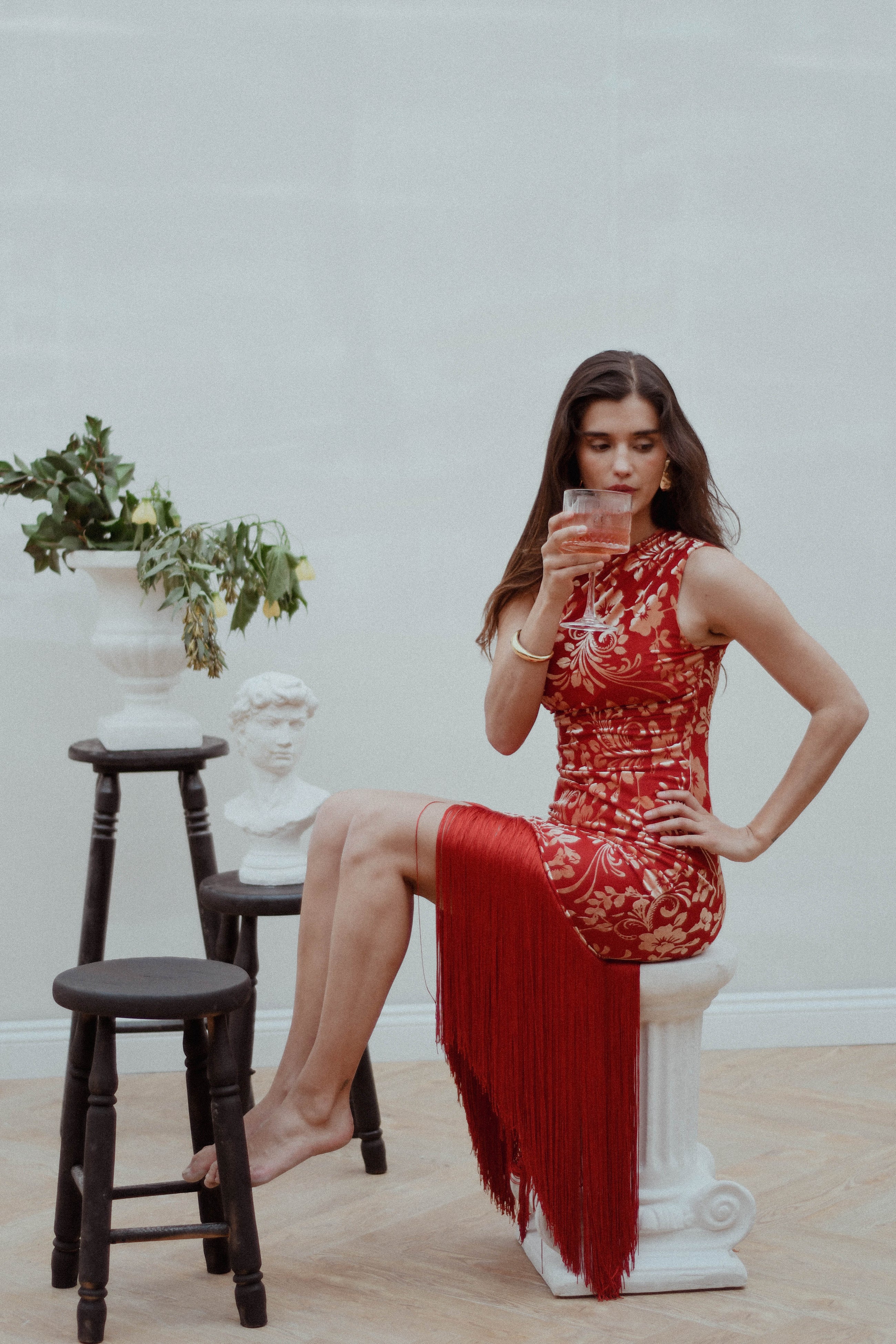 Vestido Laura Rojo