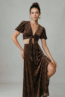 Conjunto Valeria Chocolate