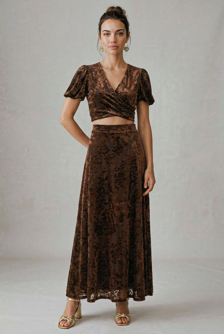 Conjunto Valeria Chocolate