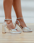 Zapato Ines Plateado