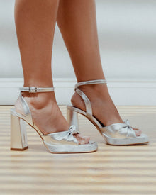 Zapato Ines Plateado