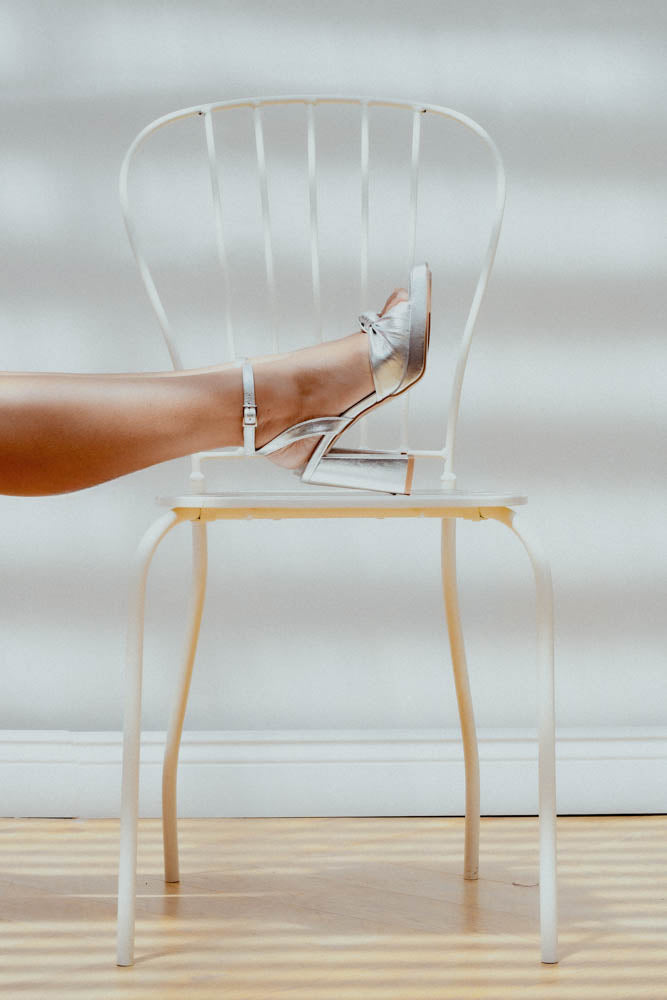 Zapato Ines Plateado