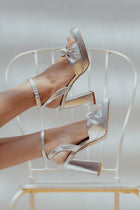 Zapato Ines Plateado