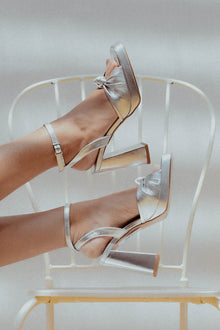 Zapato Ines Plateado