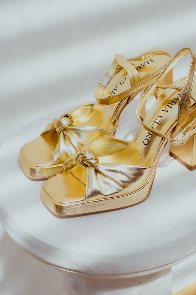 Zapato Ines Dorado
