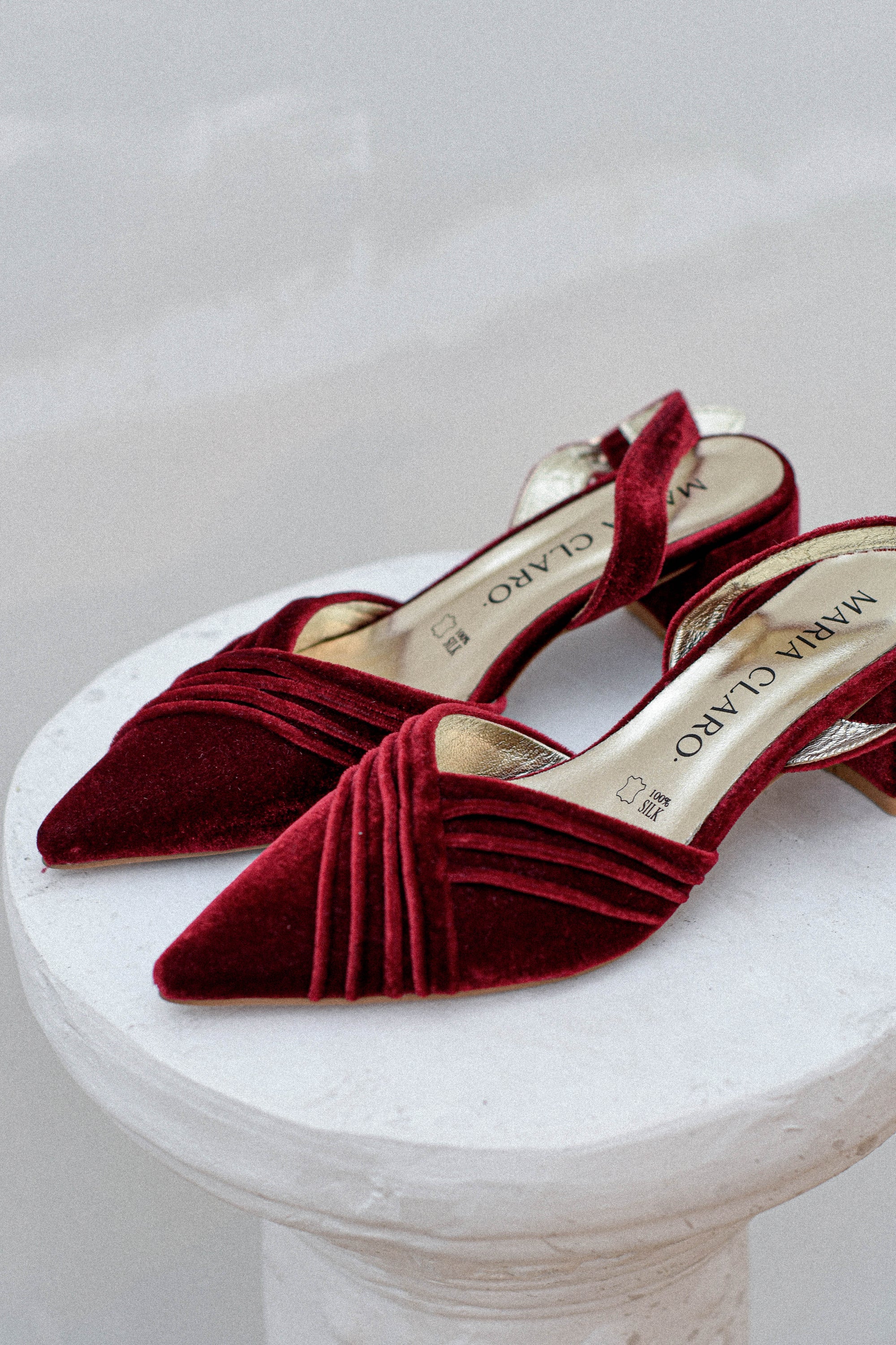 Zapato Clara Burdeo