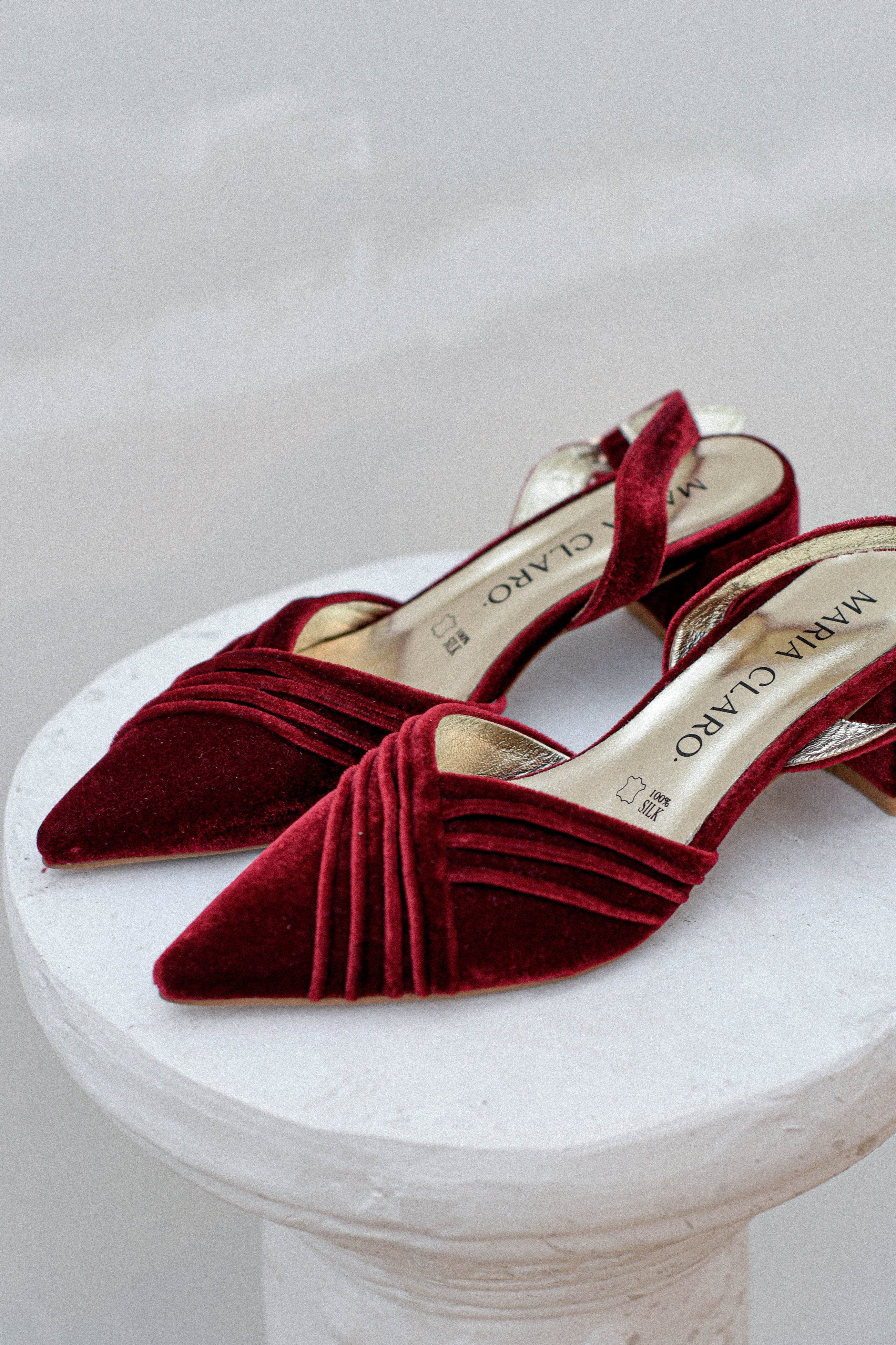 Zapato Clara Burdeo