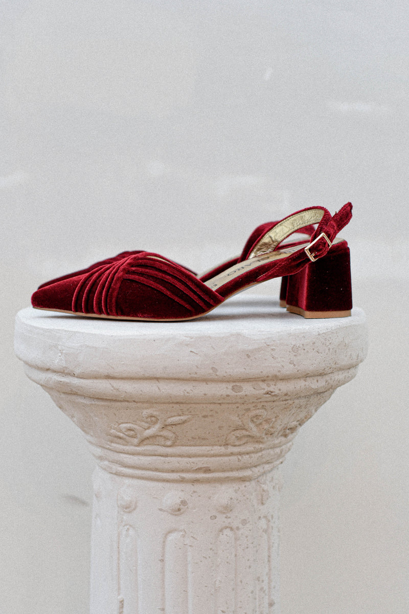Zapato Clara Burdeo