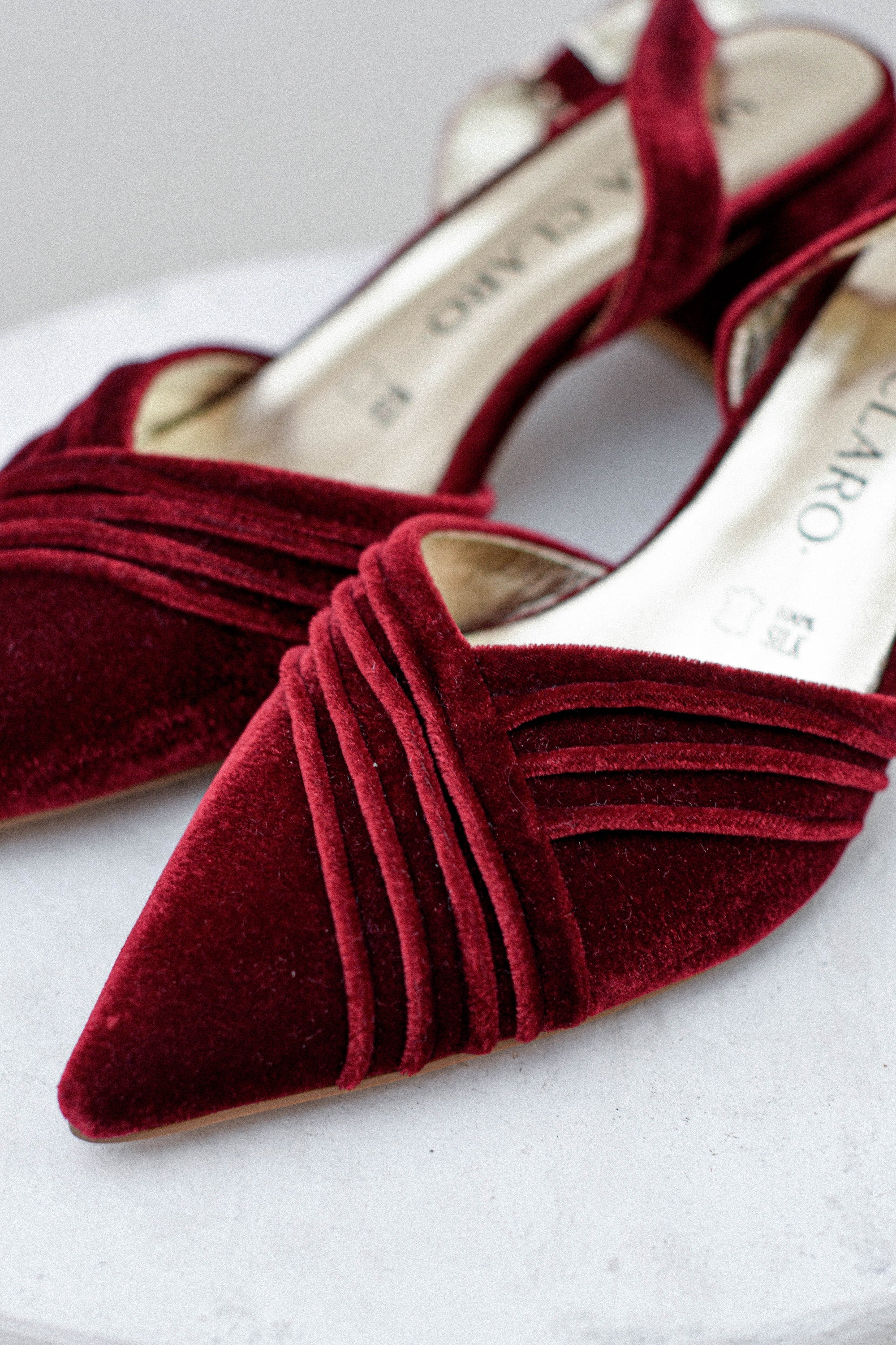 Zapato Clara Burdeo