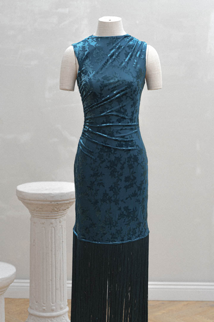 Vestido Laura Turquesa