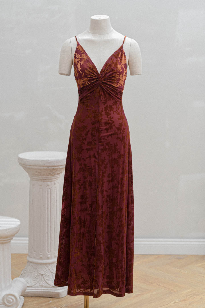 Vestido Aurora Terracota