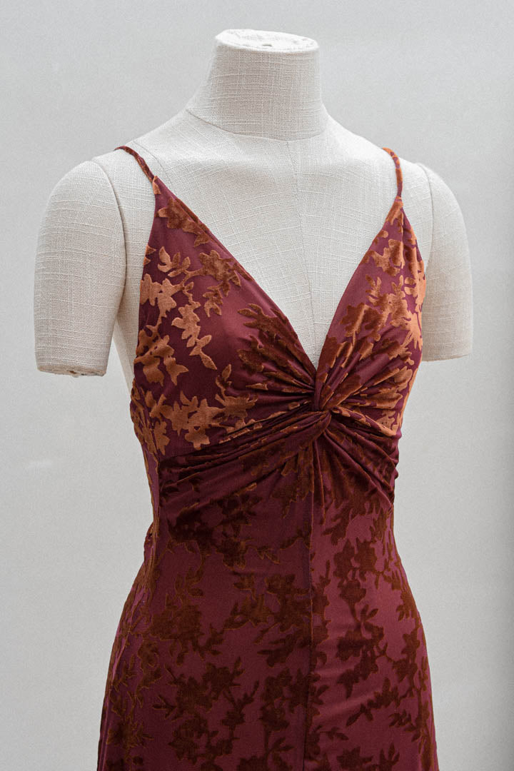 Vestido Aurora Terracota
