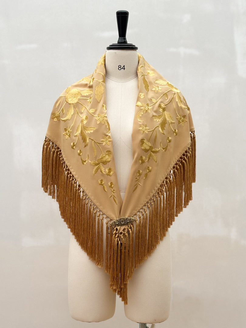 Mantón Sevillano Dorado