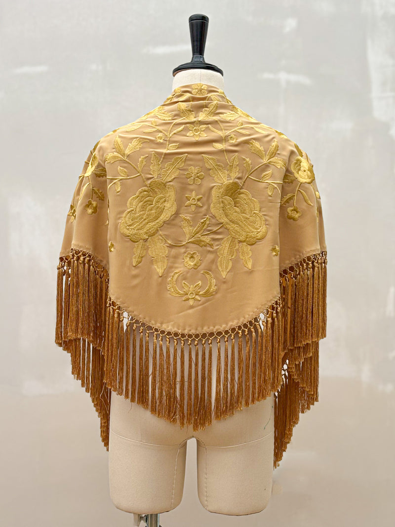 Mantón Sevillano Dorado