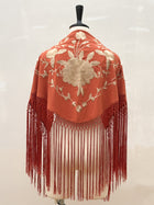 Mantón Sevillano Naranjo