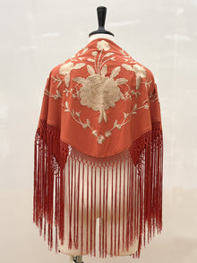 Mantón Sevillano Naranjo