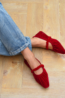 Zapato Maya Roja