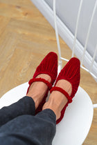 Zapato Maya Roja