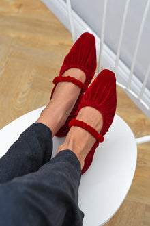 Zapato Maya Roja