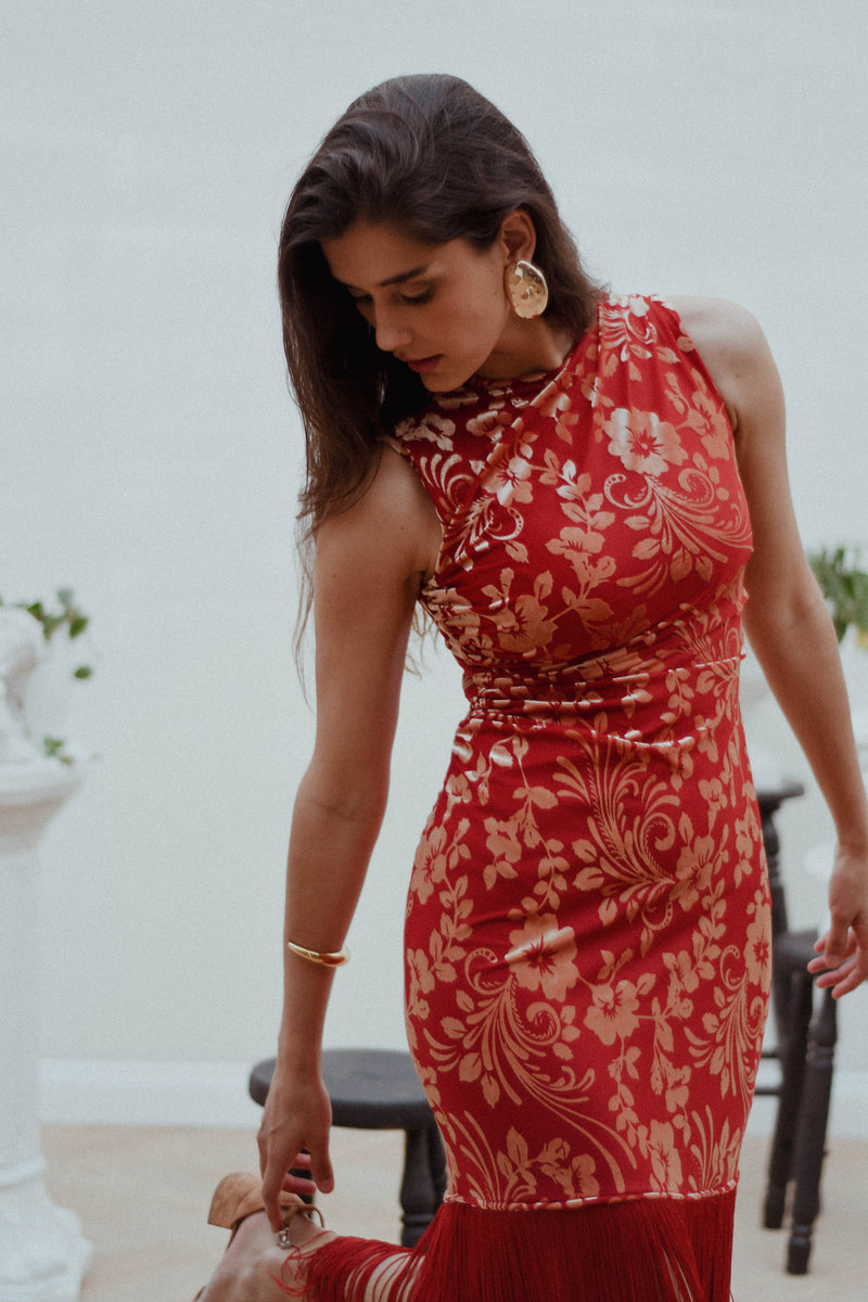 Vestido Laura Rojo