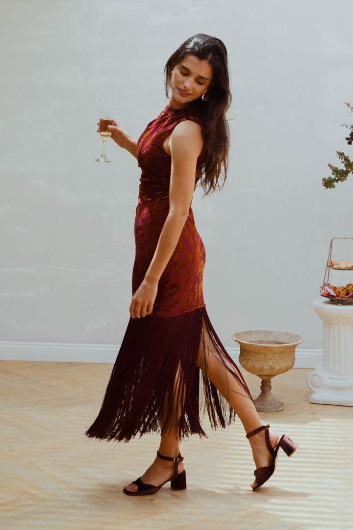 Vestido Laura Terracota