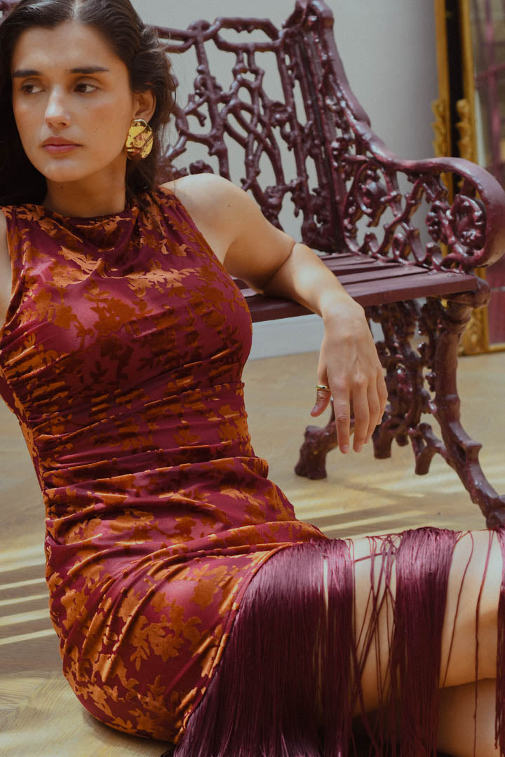 Vestido Laura Terracota