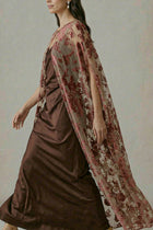 Tapado Manuela Rosa Oscuro