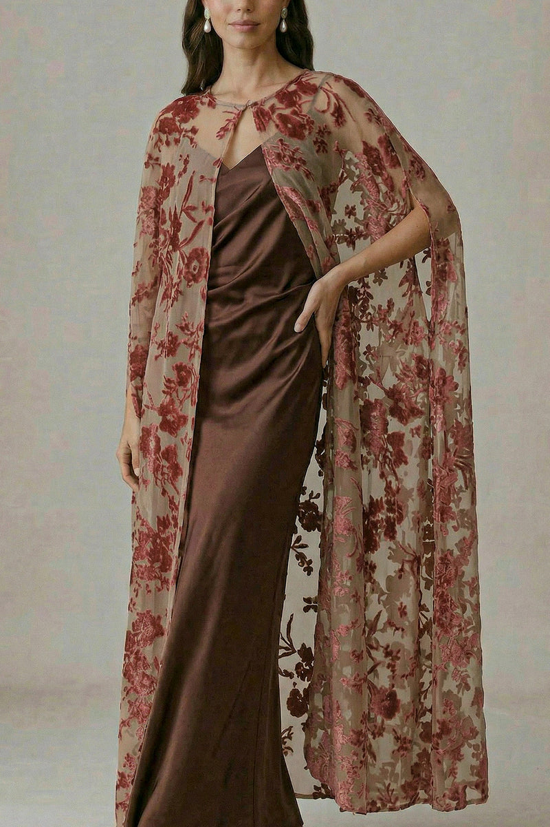 Tapado Manuela Rosa Oscuro