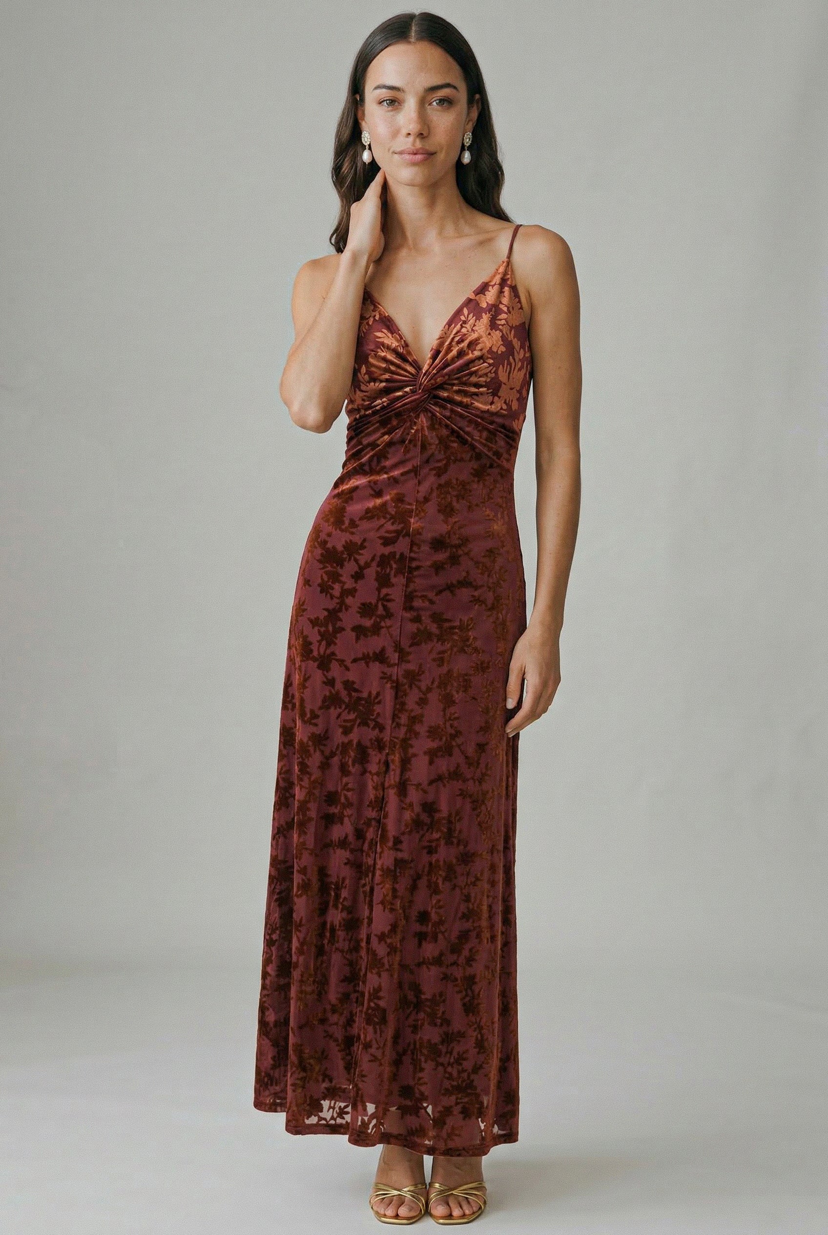 Vestido Aurora Terracota