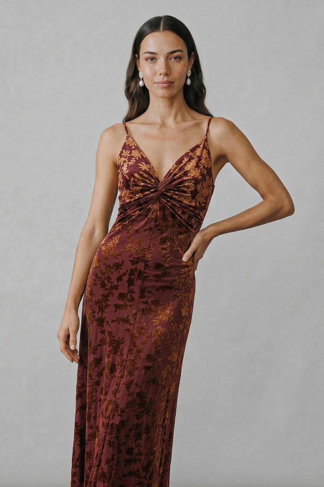 Vestido Aurora Terracota