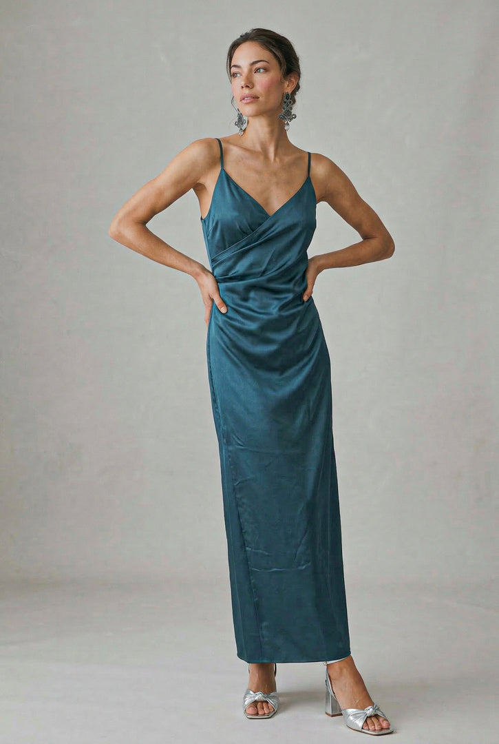Vestido Elena Turquesa