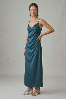 Vestido Elena Turquesa