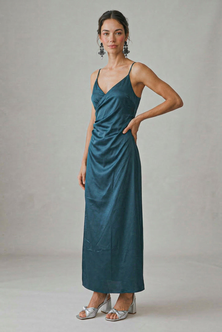 Vestido Elena Turquesa