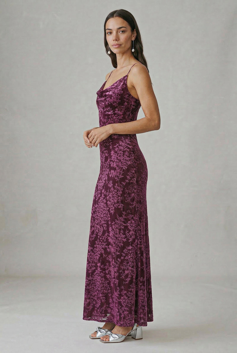 Vestido Noelia Morado