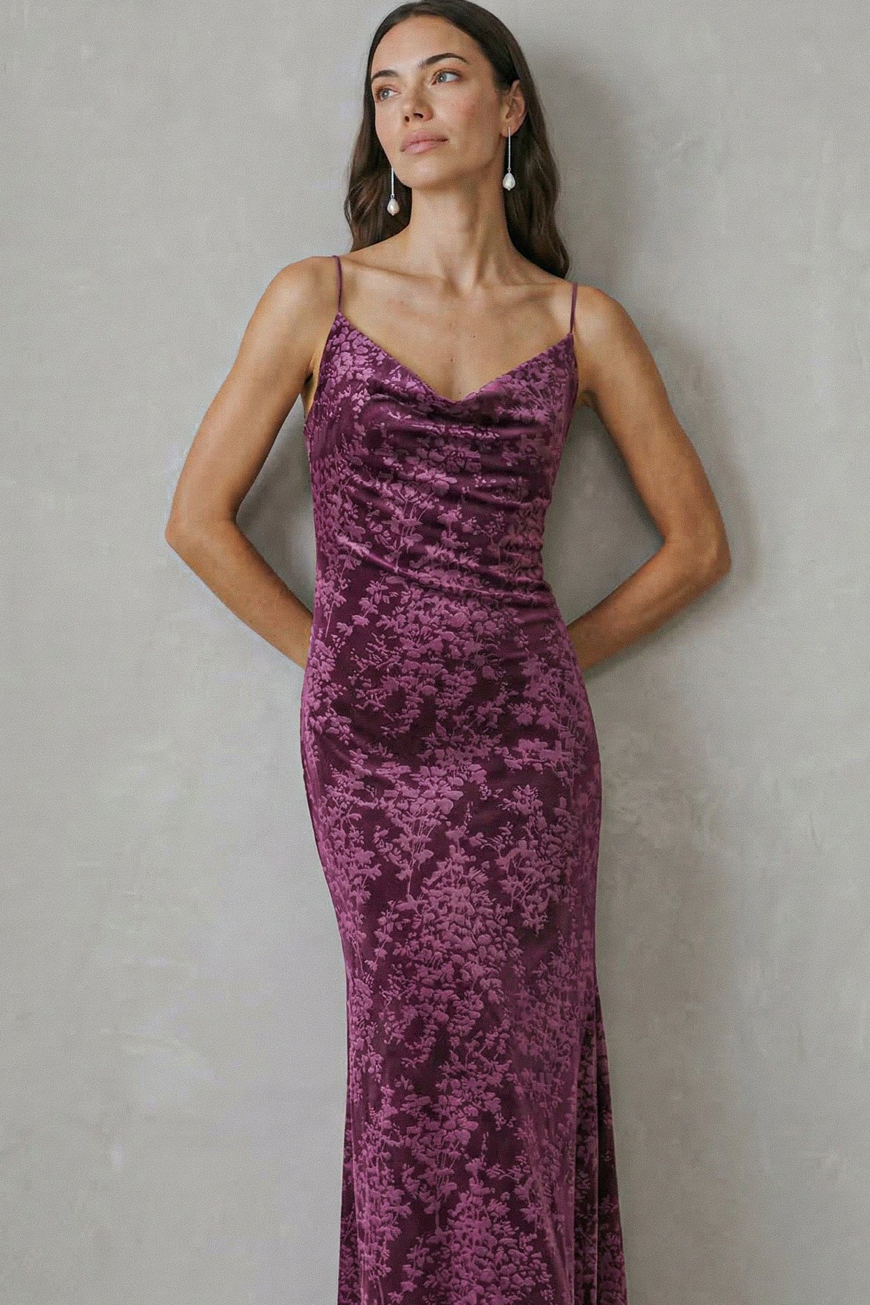 Vestido Noelia Morado