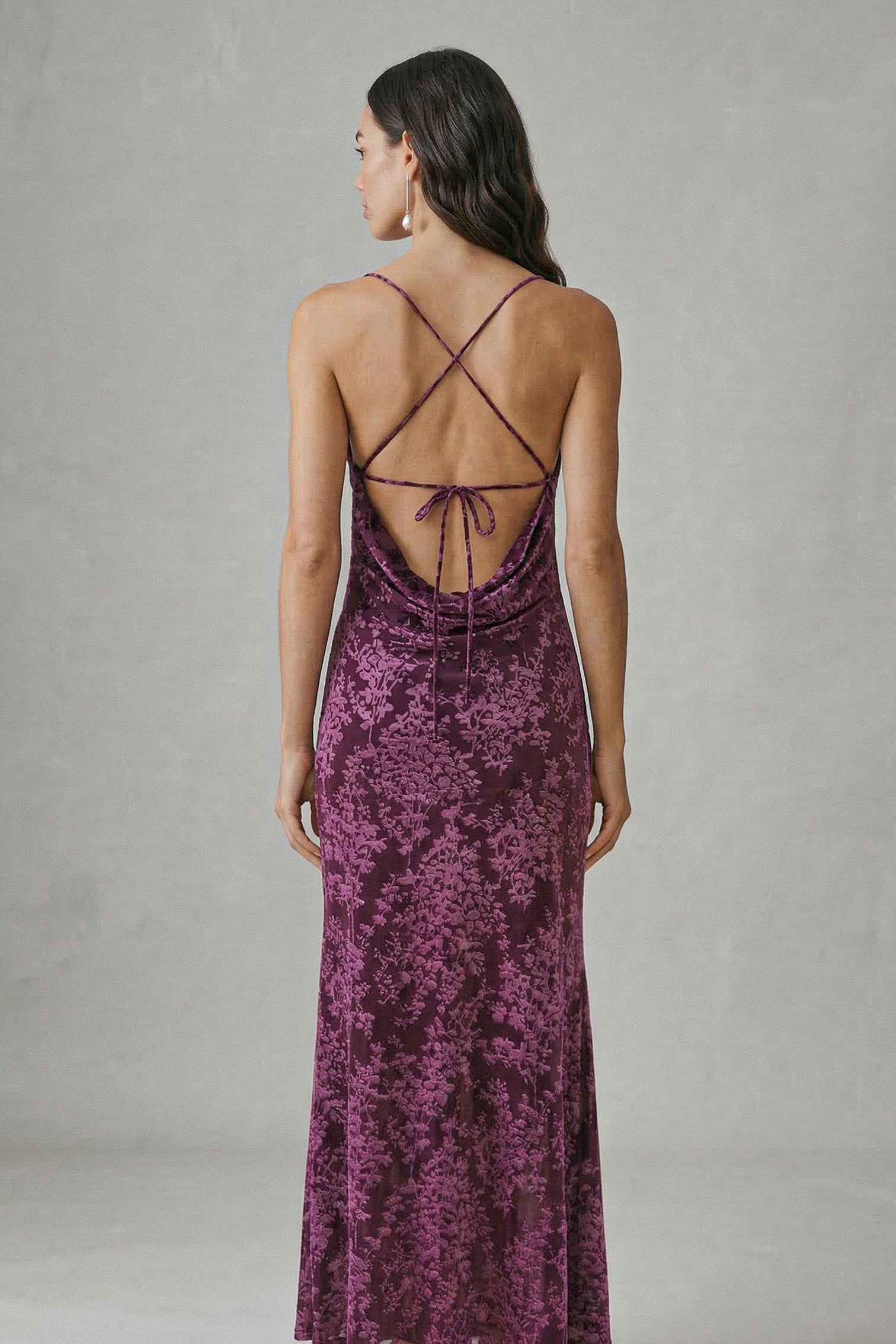 Vestido Noelia Morado