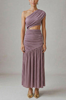 Vestido Plisado Lila