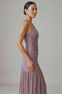 Vestido Plisado Lila