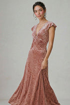 Vestido Sara Rosa Antiguo