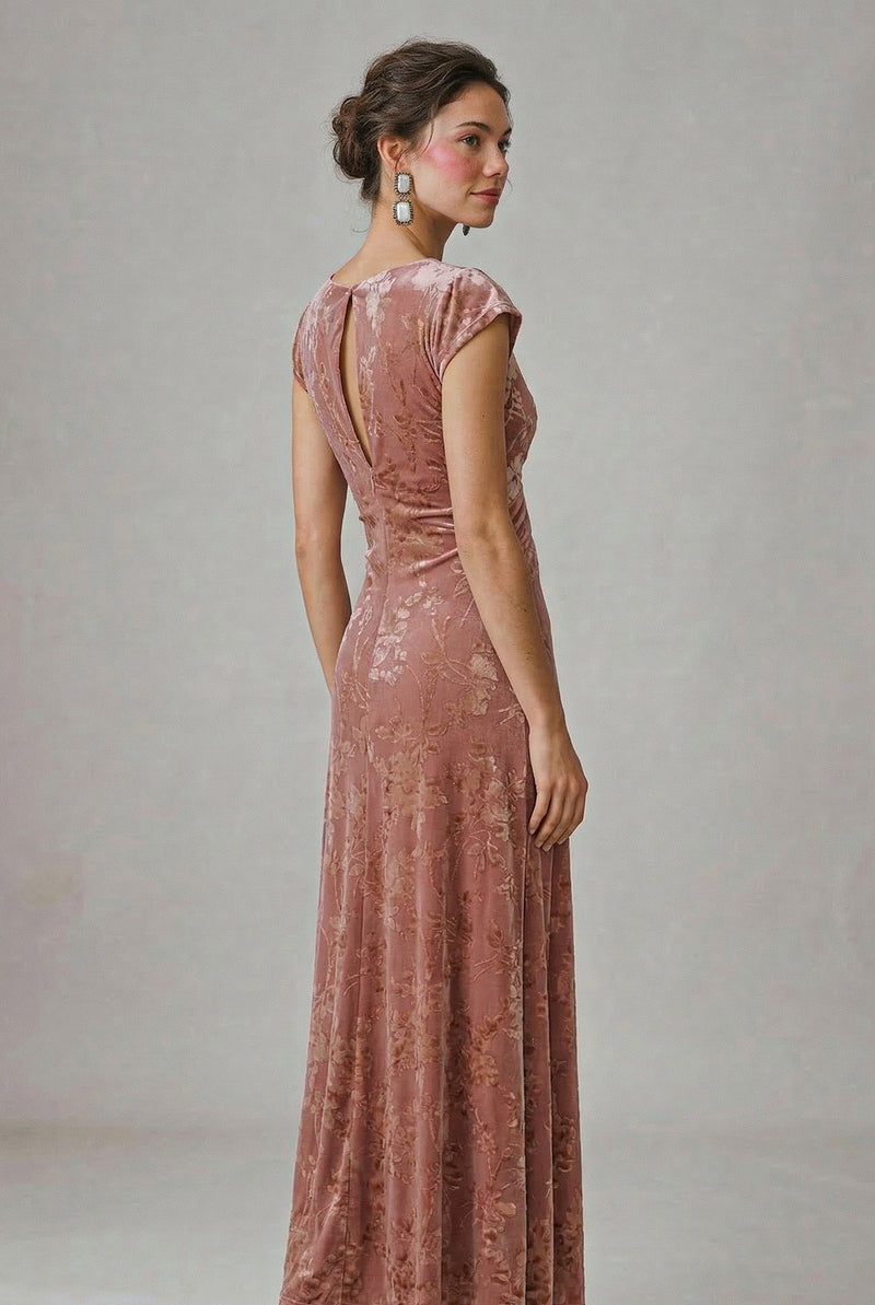 Vestido Sara Rosa Antiguo