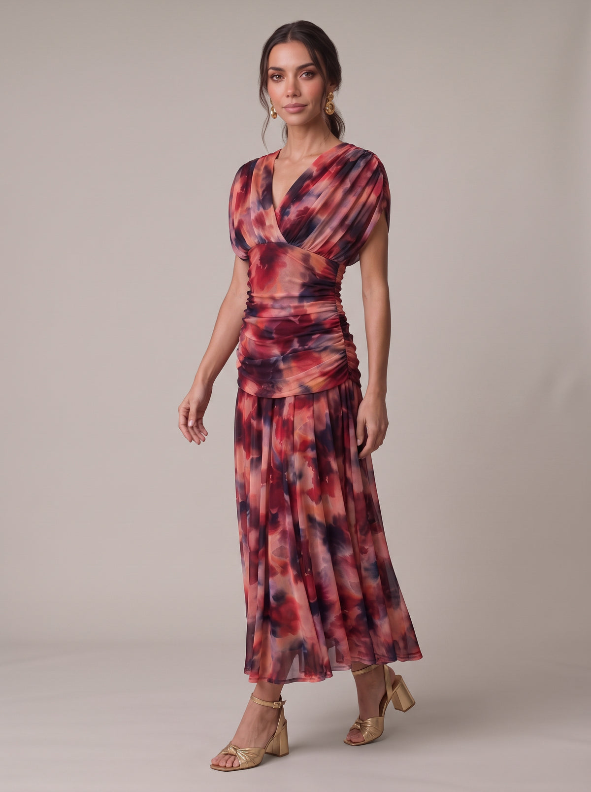 Vestido Setenil Burdeo