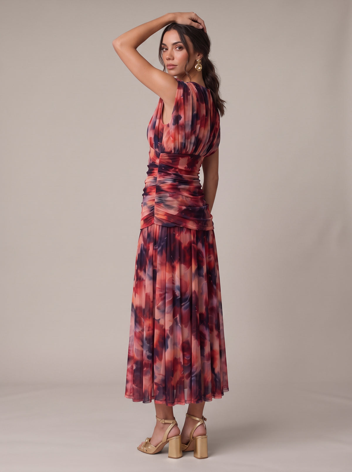 Vestido Setenil Burdeo