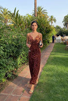 Vestido Aurora Terracota