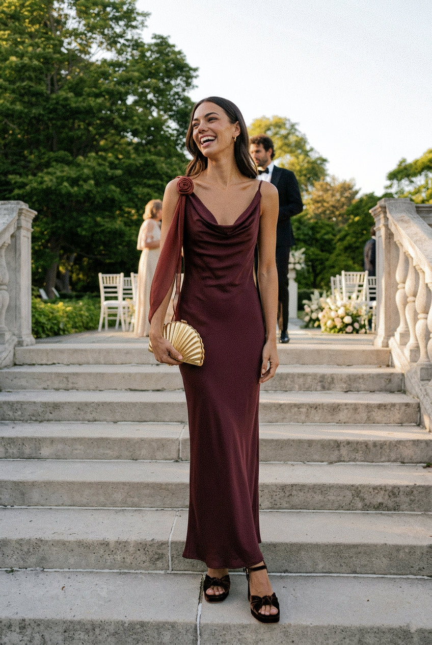 Vestido Lucía Café