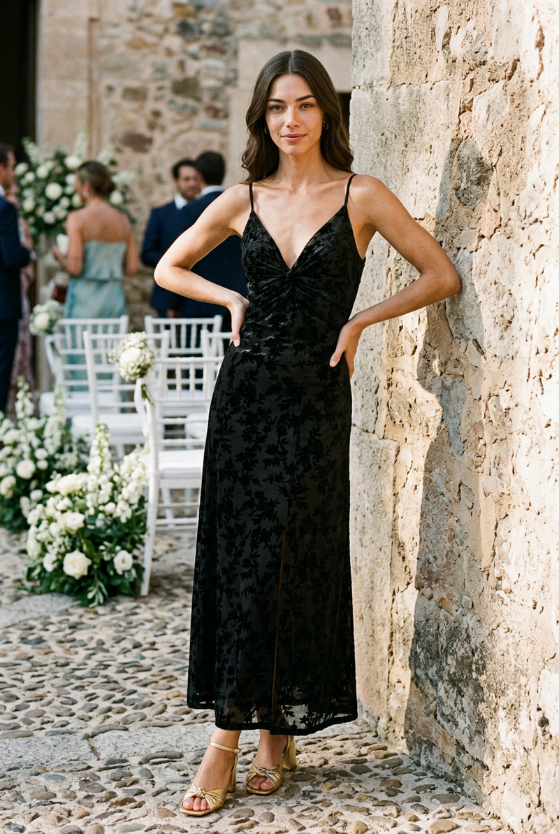 Vestido Aurora Negro