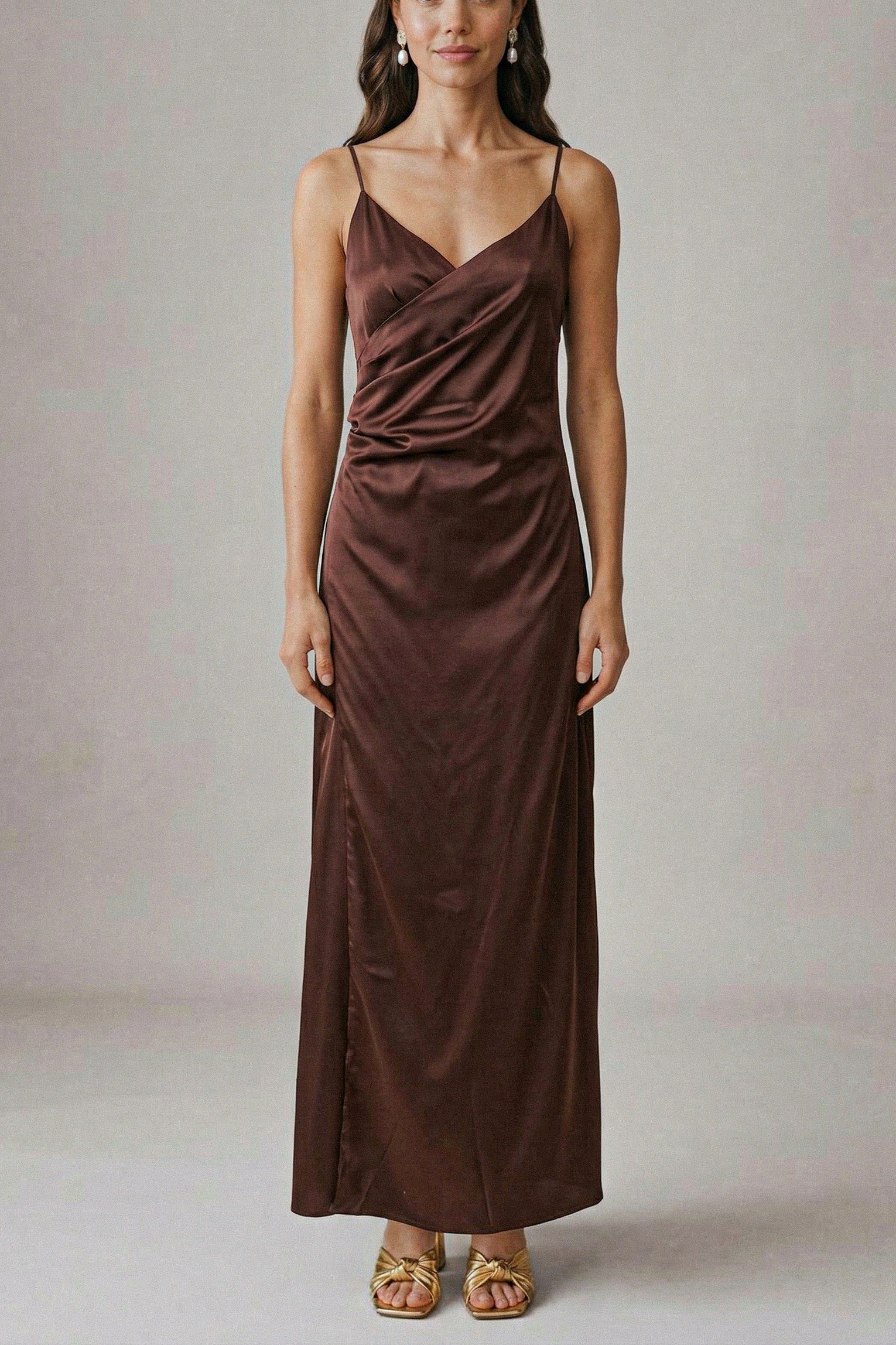 Vestido Elena Café