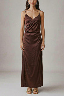 Vestido Elena Café