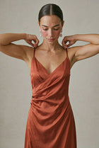 Vestido Elena Rosa Antiguo