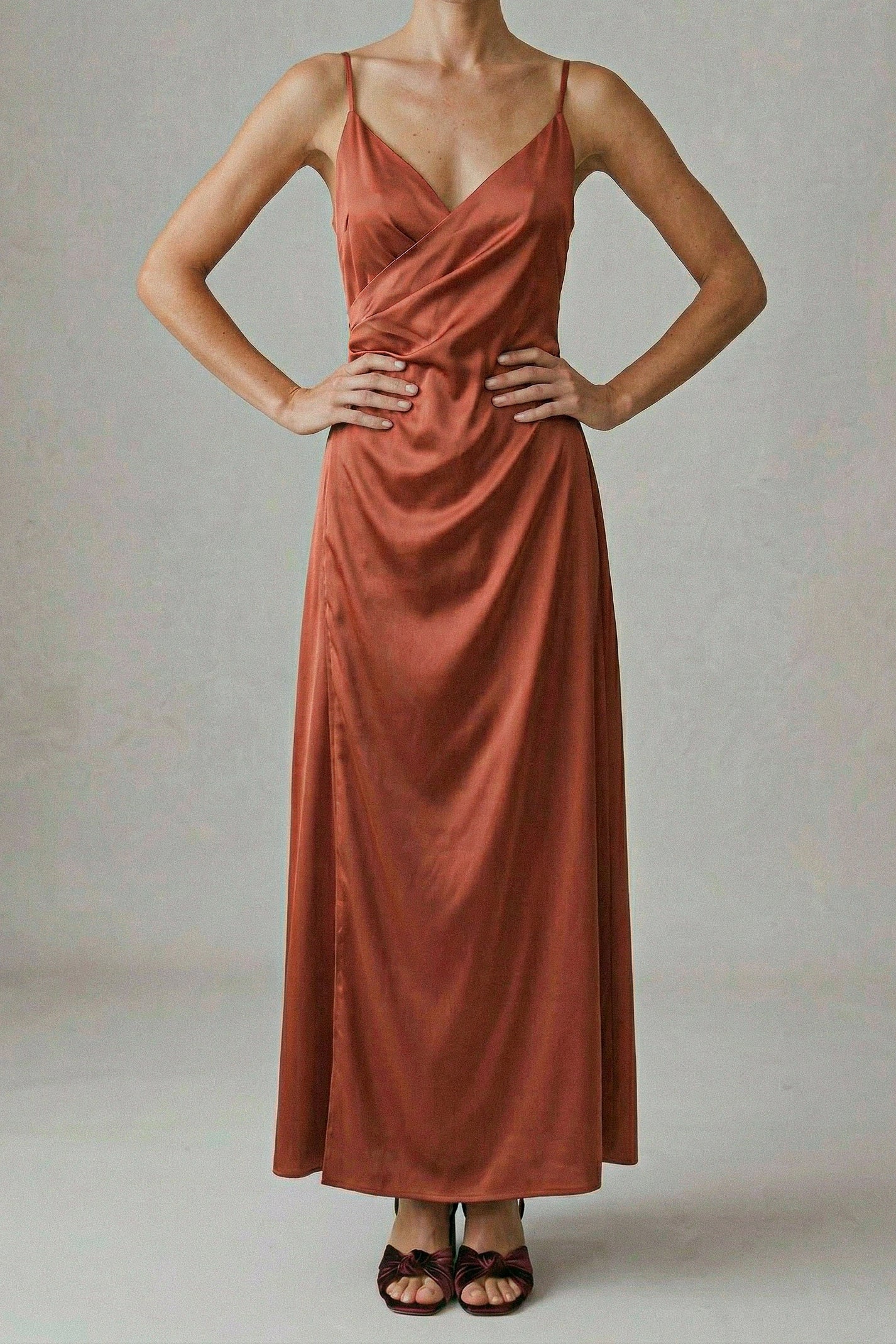 Vestido Elena Rosa Antiguo
