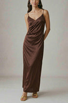 Vestido Elena Café